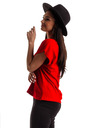 Edoti Rotes Damen-T-Shirt Edoti