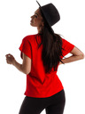Edoti Rotes Damen-T-Shirt Edoti
