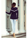 numoco Dunkelblaues Damen-Sweatshirt von Numoco