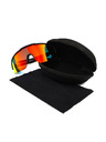 Horsefeathers Fahrradbrille Recoil - mattschwarz/verspiegelt rot HORSEFEATHERS