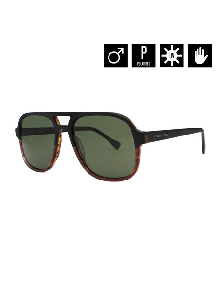 Horsefeathers Sonnenbrille Corp - matt havanna/graugrün HORSEFEATHERS