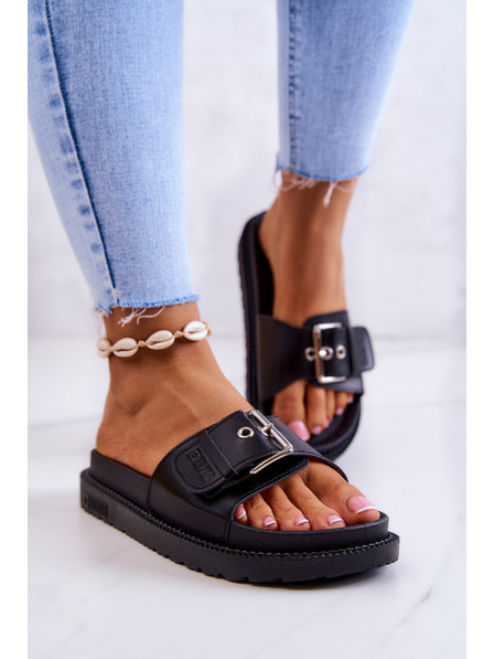 BIG STAR SHOES Damen Big Star Schwarz Hausschuhe