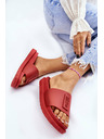 BIG STAR SHOES Damen Big Star Rote Hausschuhe