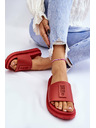 BIG STAR SHOES Damen Big Star Rote Hausschuhe