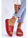 BIG STAR SHOES Damen Big Star Rote Hausschuhe