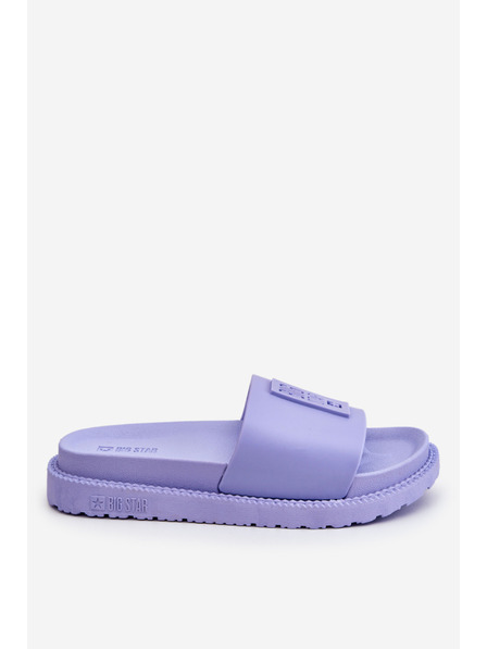 BIG STAR SHOES Modische Big Star Hausschuhe für Frauen - lila: