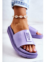 BIG STAR SHOES Modische Big Star Hausschuhe für Frauen - lila: