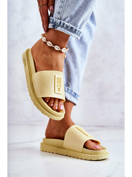 BIG STAR SHOES Damen Big Star Hausschuhe - Gelb