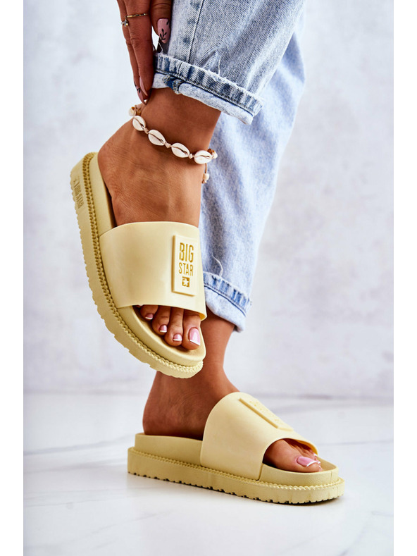 BIG STAR SHOES Damen Big Star Hausschuhe - Gelb