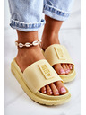 BIG STAR SHOES Damen Big Star Hausschuhe - Gelb