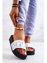 BIG STAR SHOES Frauen Big Star Schwarz und Weiß Hausschuhe