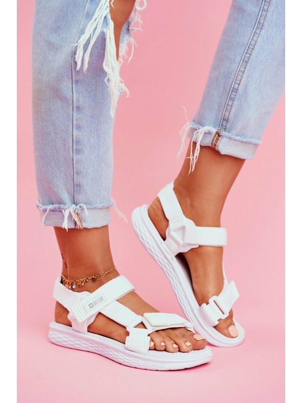 BIG STAR SHOES Damen Sandalen Big Star Weiß