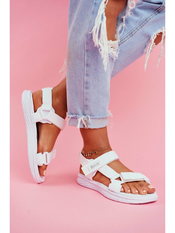 BIG STAR SHOES Damen Sandalen Big Star Weiß