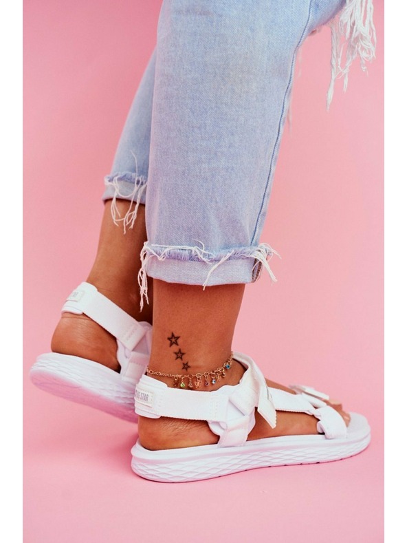 BIG STAR SHOES Damen Sandalen Big Star Weiß