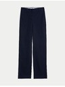 Marks & Spencer Straight chino pants with high cotton content by Marks & Spencer navy blue