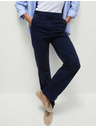 Marks & Spencer Straight chino pants with high cotton content by Marks & Spencer navy blue