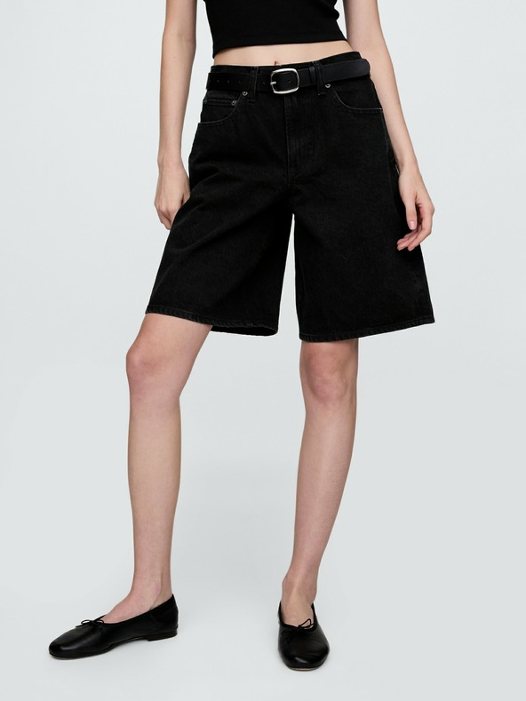 GAP Damen Denim-Shorts Mid Rise Longline GAP