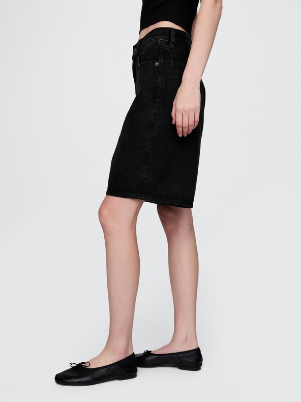 GAP Damen Denim-Shorts Mid Rise Longline GAP