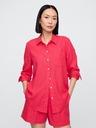 GAP Damen Leinenhemd Easy Shirt GAP