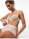 Marks & Spencer Shorty panties without visible hems with high waist, 3-pack Marks & Spencer beige