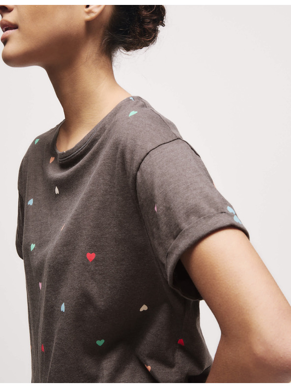 Marks & Spencer Pajama set with print and high cotton content Marks & Spencer grey