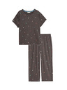 Marks & Spencer Pajama set with print and high cotton content Marks & Spencer grey