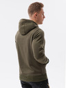 Ombre Clothing Khaki Herren Basic Hoodie Ombre Kleidung