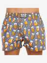 Styx Gelb und grau gemusterte Herrenshorts Styx Beer