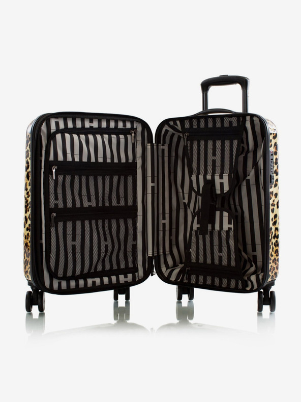 Heys Brown Leopard S Suitcase