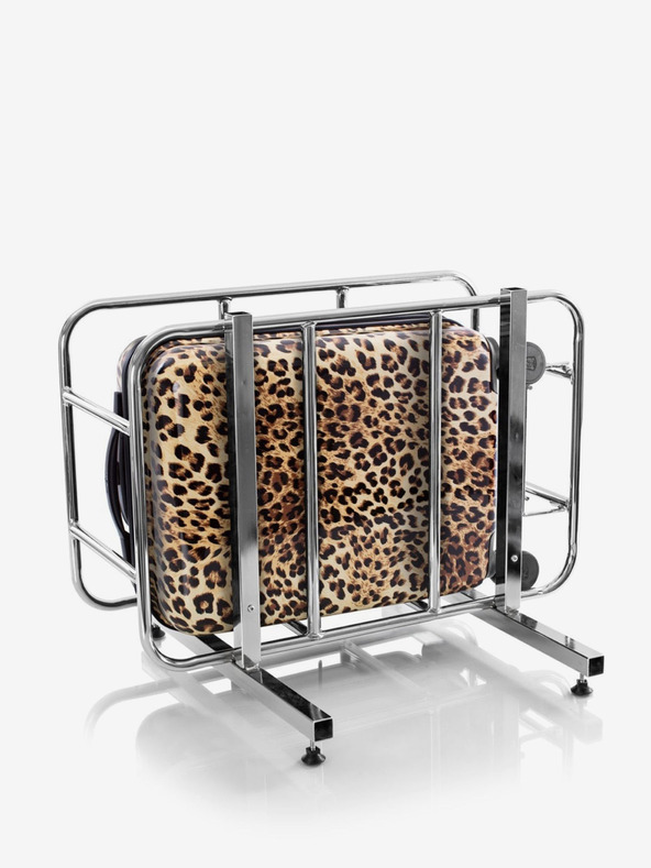 Heys Brown Leopard S Suitcase