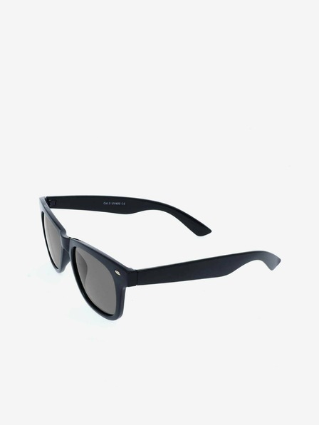 VEYREY VeyRey Sonnenbrille Polarized Glossy Nerd Black mit schwarzen Gläsern