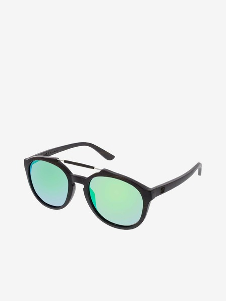 VEYREY VeyRey Sonnenbrille aus Holz Polarisiert Oval Ahorn Grün