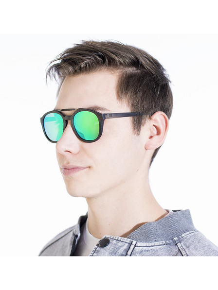 VEYREY VeyRey Sonnenbrille aus Holz Polarisiert Oval Ahorn Grün