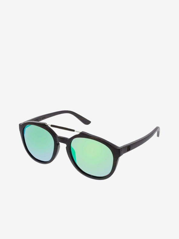 VEYREY VeyRey Sonnenbrille aus Holz Polarisiert Oval Ahorn Grün