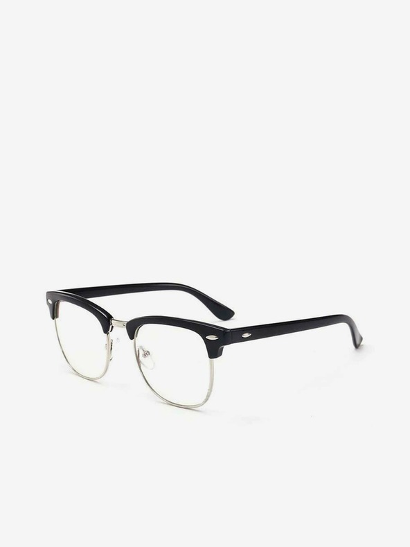 VEYREY VeyRey Blue Light Blocking Brille Semi-Framed Gadson Schwarz