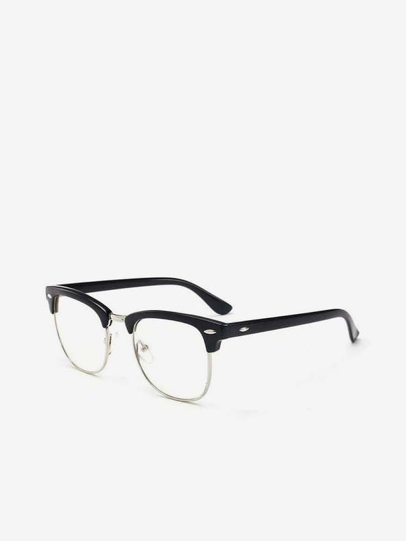VEYREY VeyRey Blue Light Blocking Brille Semi-Framed Gadson Schwarz