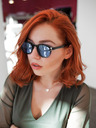 VEYREY VeyRey Sonnenbrille Oval Doris Blau Gläser