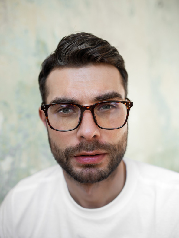 VEYREY VeyRey Blue Light Blocking Brille Quadratisch Evelin Braun