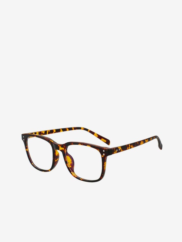 VEYREY VeyRey Blue Light Blocking Brille Quadratisch Evelin Braun