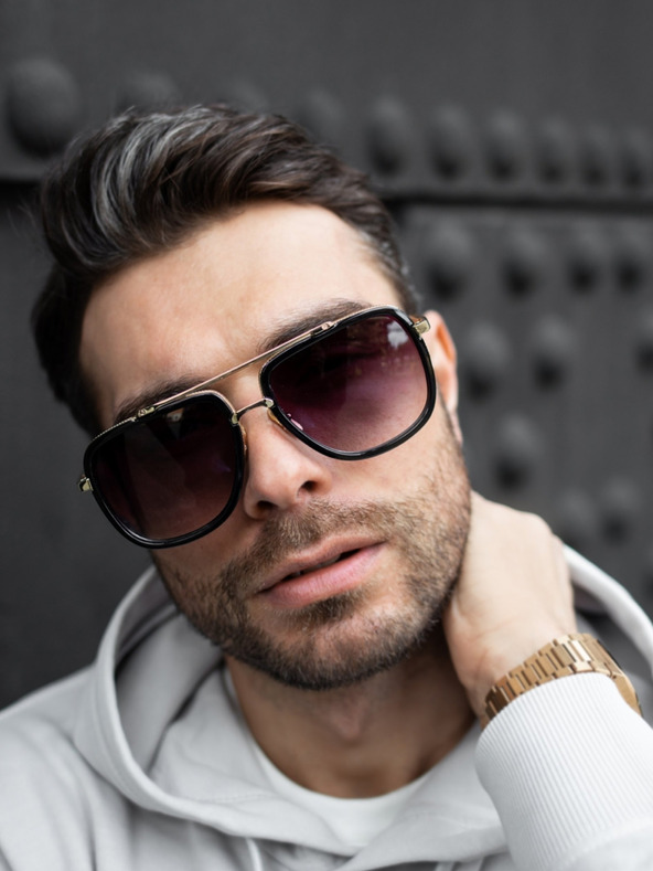 VEYREY VeyRey Square Holger Sonnenbrille Schwarz