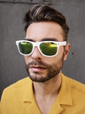 VEYREY VeyRey Sonnenbrille Nerd Verspiegelt Gold Brille