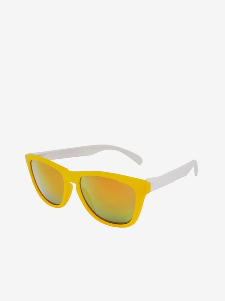VEYREY VeyRey Nerd Cool Gelb-Weiß Sonnenbrille