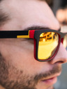 VEYREY VeyRey Teo Herren-Sonnenbrille, schwarz, polarisiert