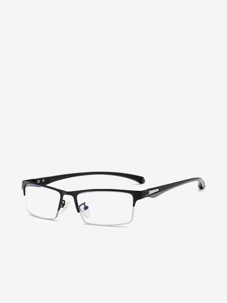 VEYREY VeyRey Blue Light Blocking Brille Square Sture Schwarz