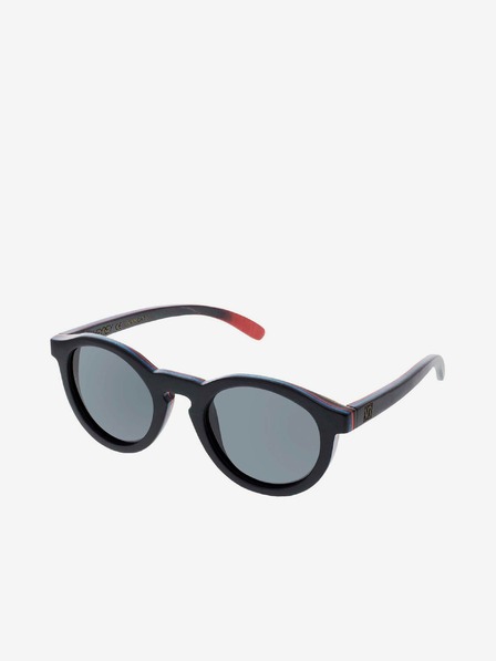 VEYREY VeyRey Sonnenbrille aus Holz Polarisiert Oval Hornbeam Schwarz Brillen
