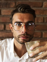 VEYREY Schwarze Sonnenbrille mit blauem Lichtschutz VeyRey Bloss