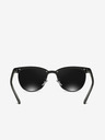 VEYREY Schwarze polarisierte Sonnenbrille mit Halbrahmen VeyRey Bisegni