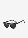 VEYREY Schwarze ovale polarisierte Sonnenbrille Veyrey Narino