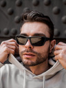 VEYREY Schwarze polarisierende Sonnenbrille VeyRey Gustav