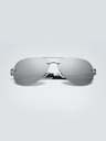 VEYREY VeyRey Laudin polarisierte Sonnenbrille in Silber